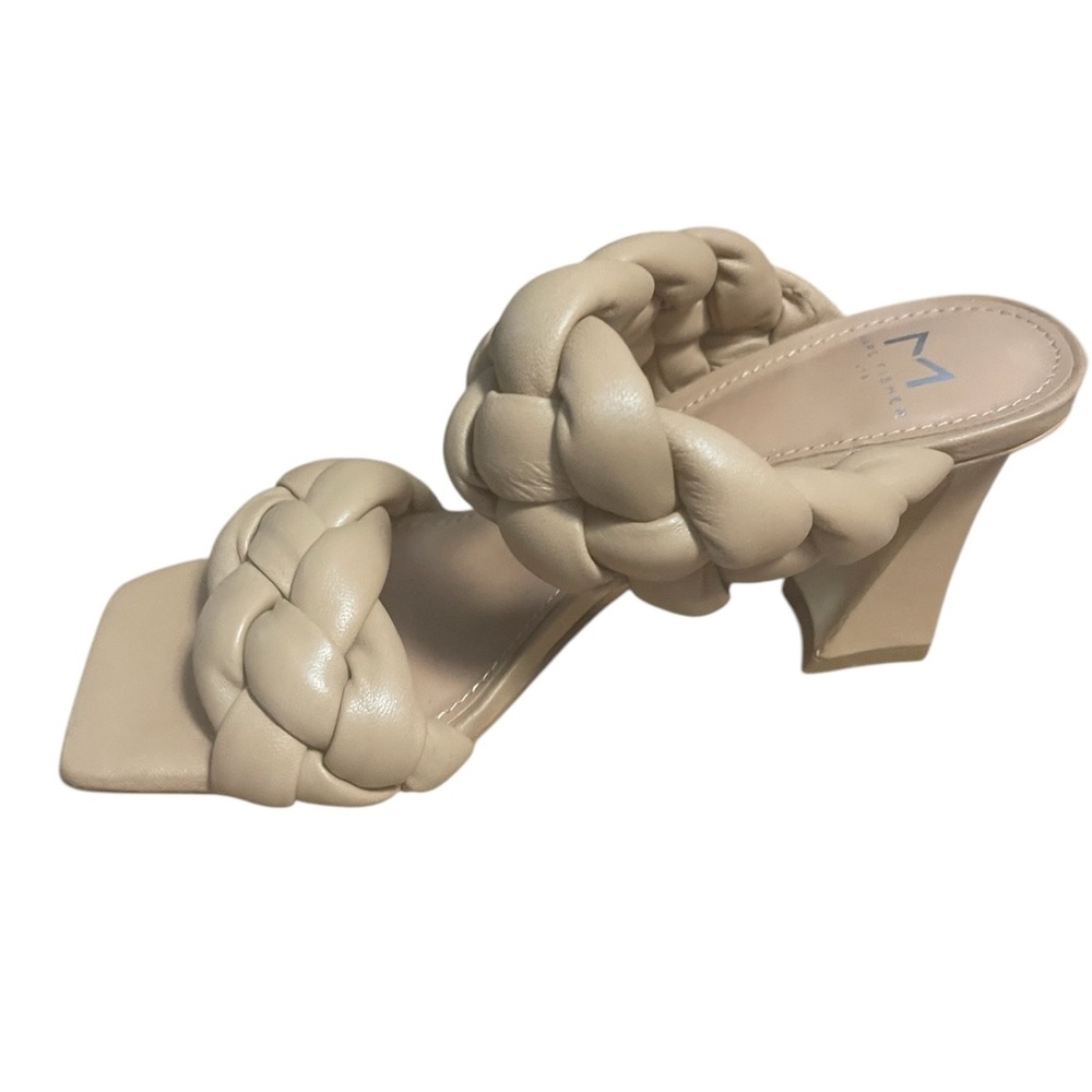 New Marc Fisher Tan Slides - image 2